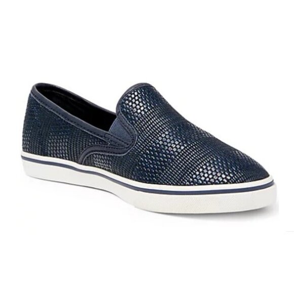 Lauren Ralph Lauren Shoes - Lauren Ralph Lauren Women's Janis Faux-Woven-Straw Upper Slip-On Sneaker - 7B